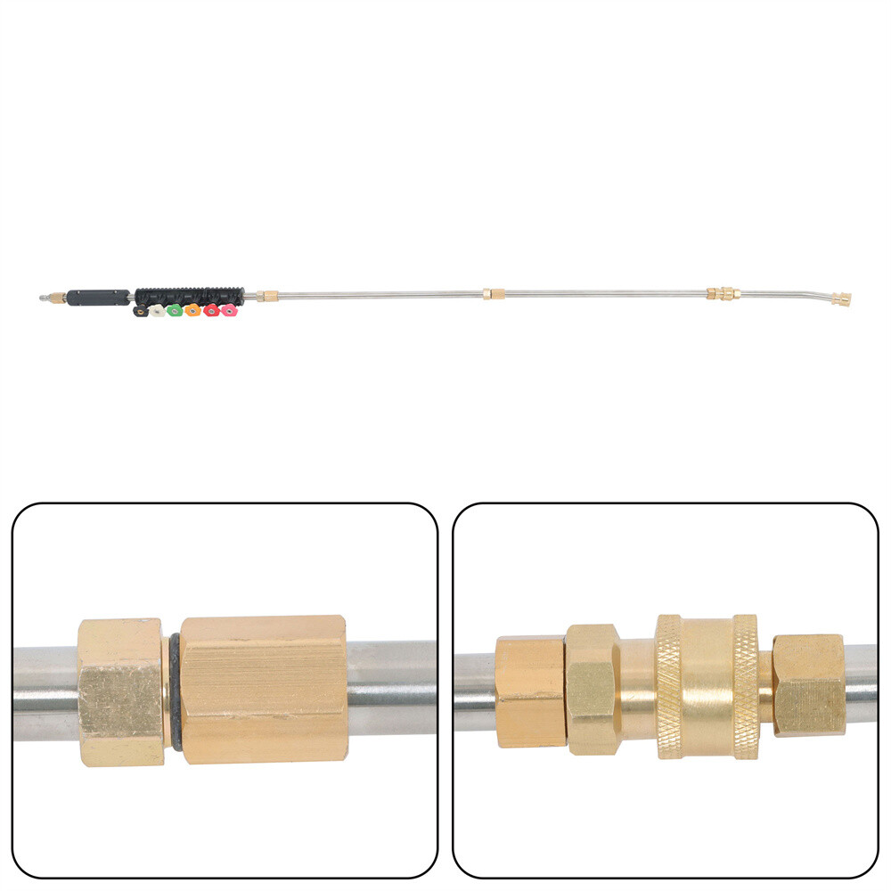 9 Pack Upgrade Power Washer Lance Pressure Washer Extension Wand 1/4″ Connect