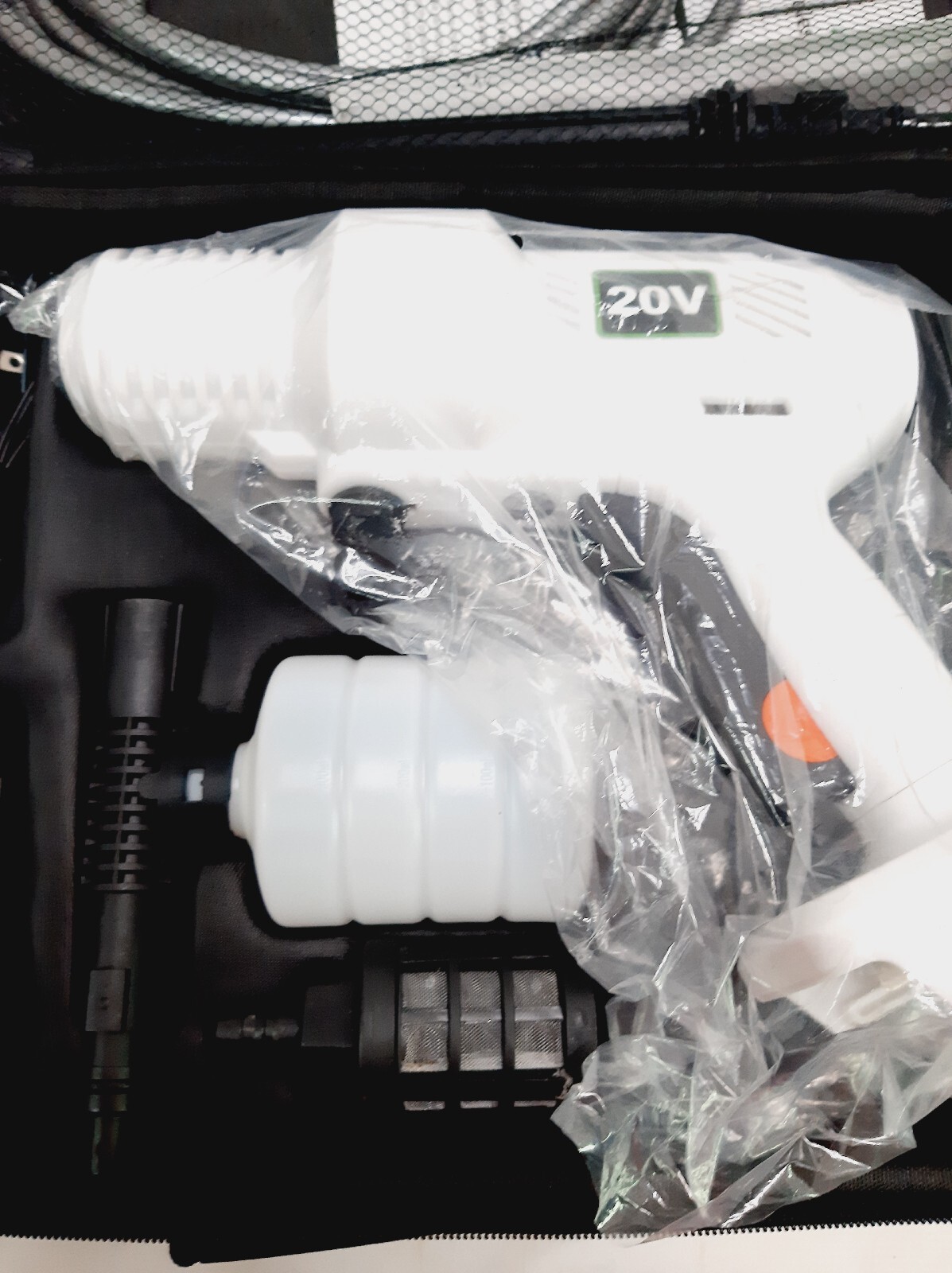 Cordless Pressure Washer 21V Rechargeable Battery 652PSI 3 Speed 1.18 GPM Aihand