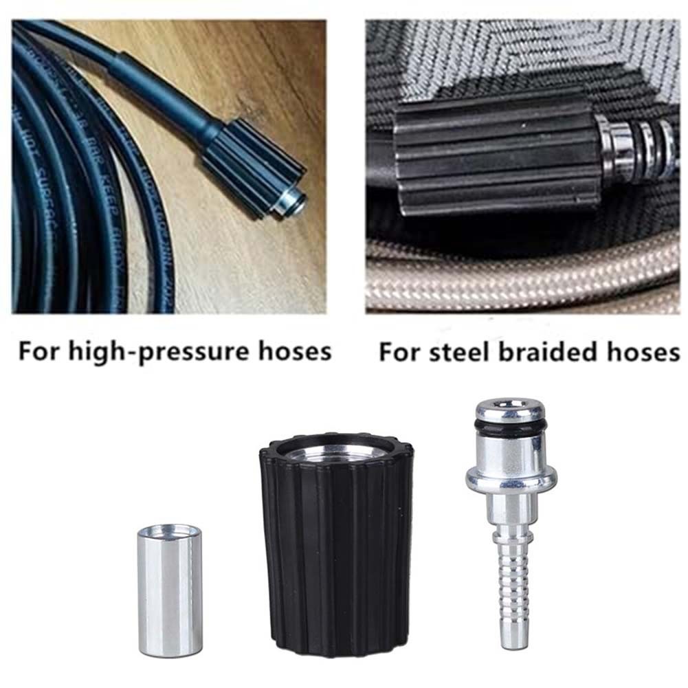 Quick Connect High Pressure Hose Repair Kit Rust Resistant Metal Parts