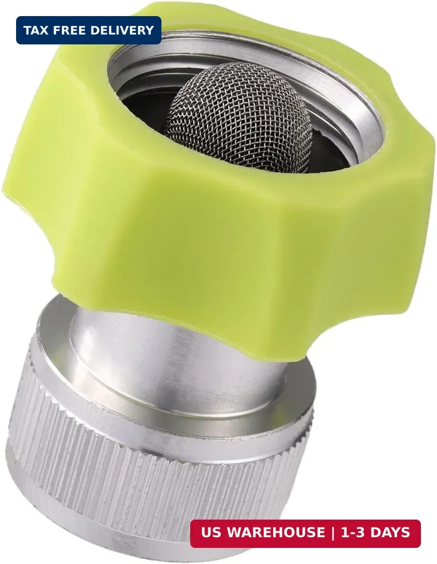 AGHA 3/4-Inch Stainless Steel High Pressure Washer Coupler Parts Garden Hose Con