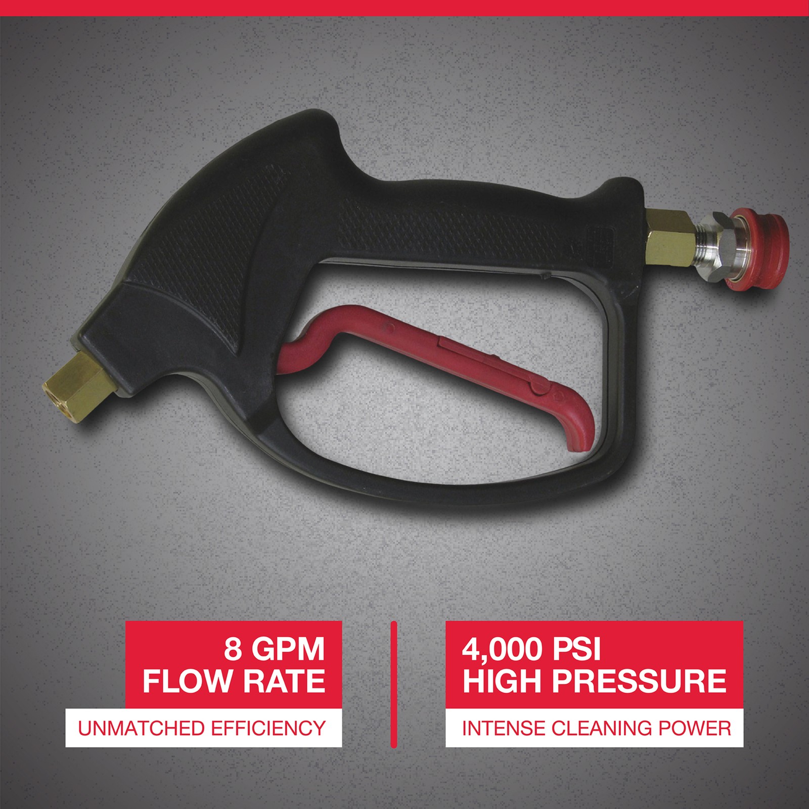 NorthStar Hot Water Pressure Washer Trigger Spray Gun, 4000 PSI, 8 GPM