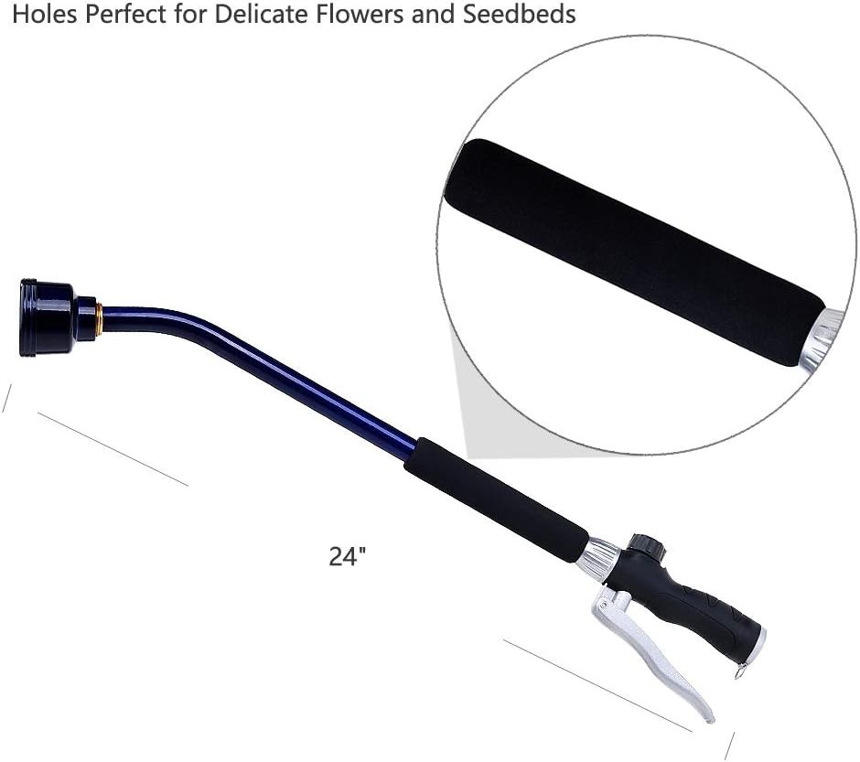 GREEN MOUNT Watering Wand, 24 Inches Sprayer Wand with Superior Purple