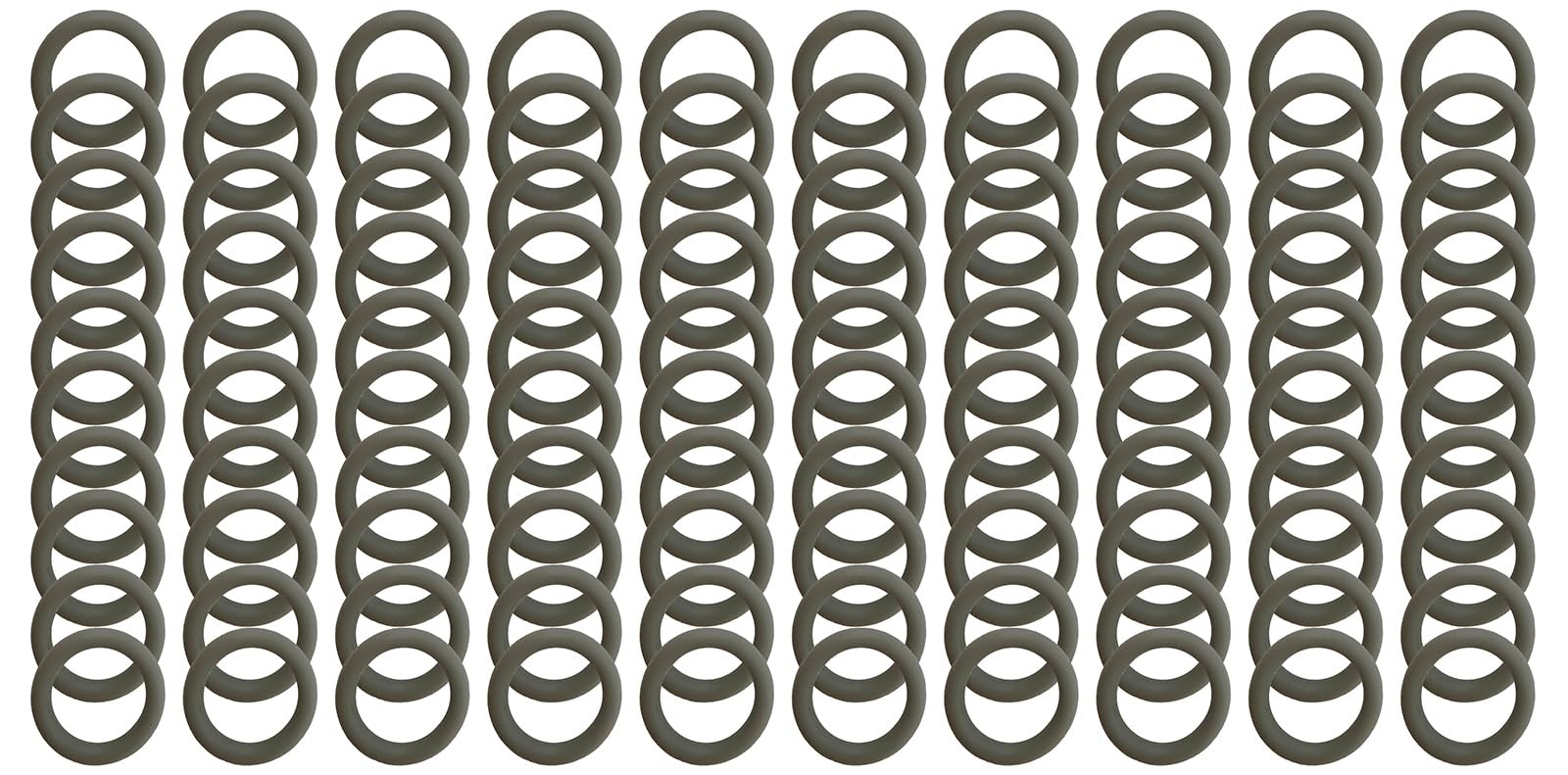 3/8″ Pressure Washer Quick Coulper O-Rings New Grey Seal Kits (100/Pack)