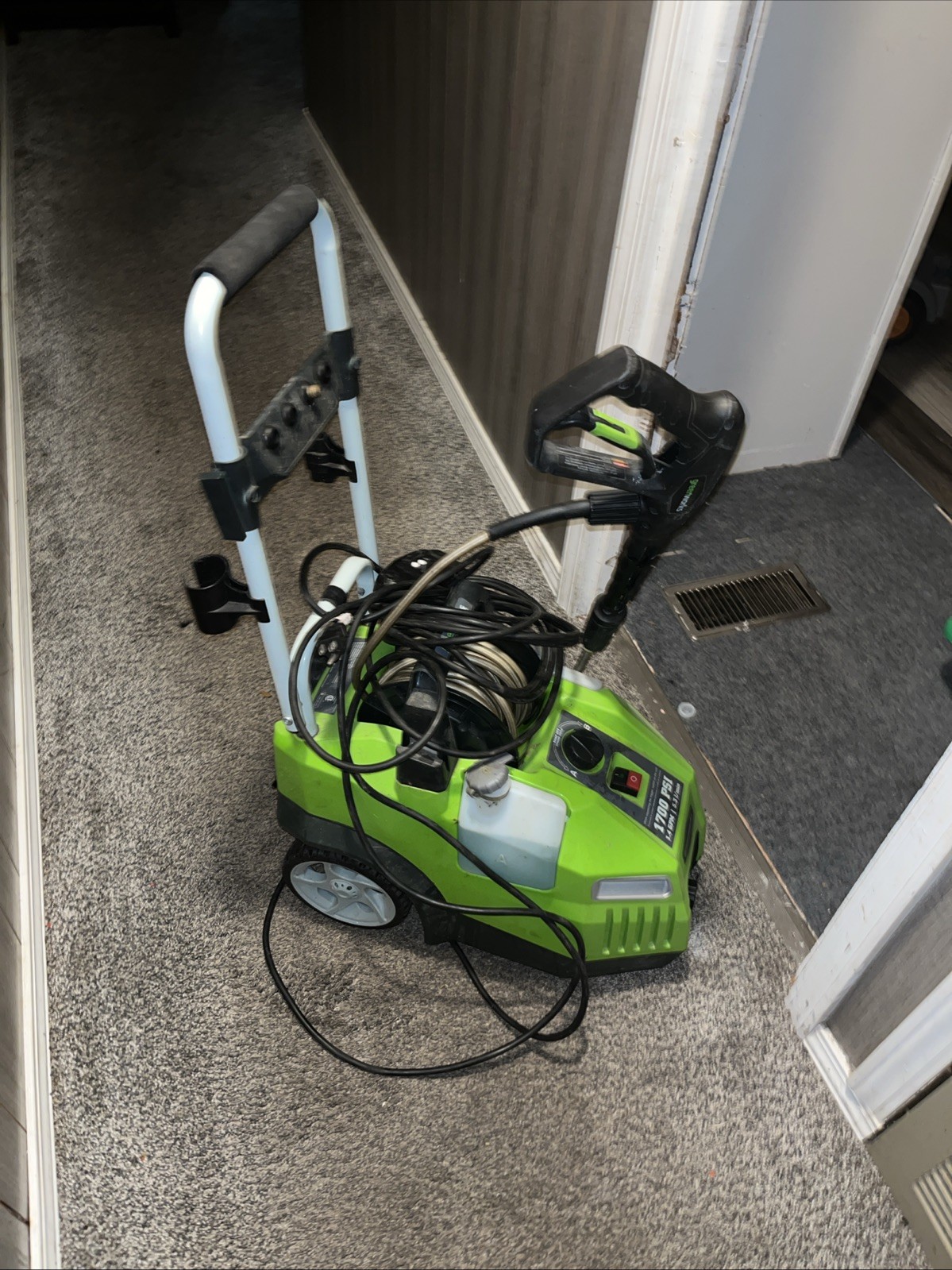 Green Works 1700 Psi 1.4 GPM Electric Pressure Washer