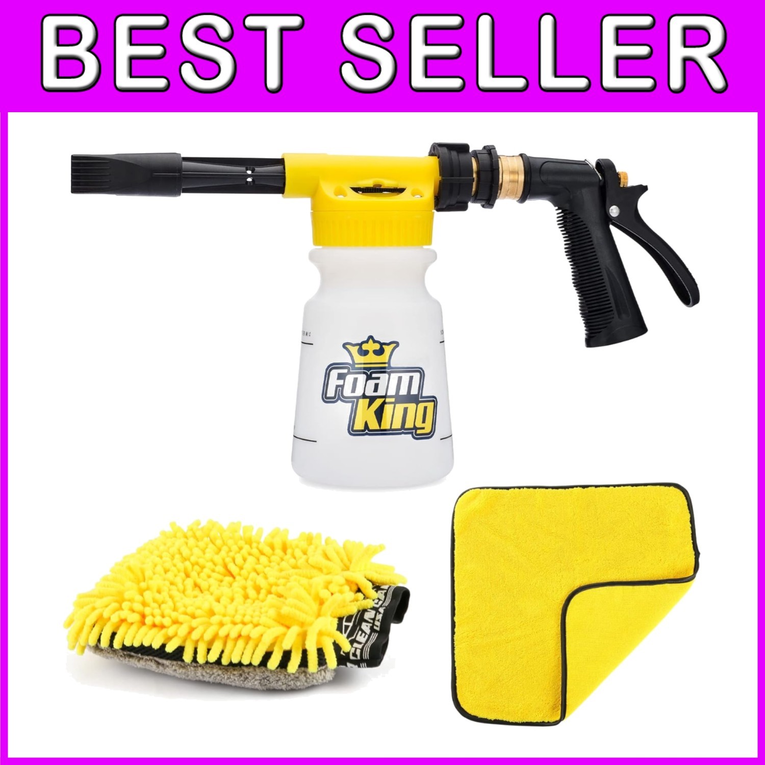 Auto Detailing Set with Microfiber Mitt