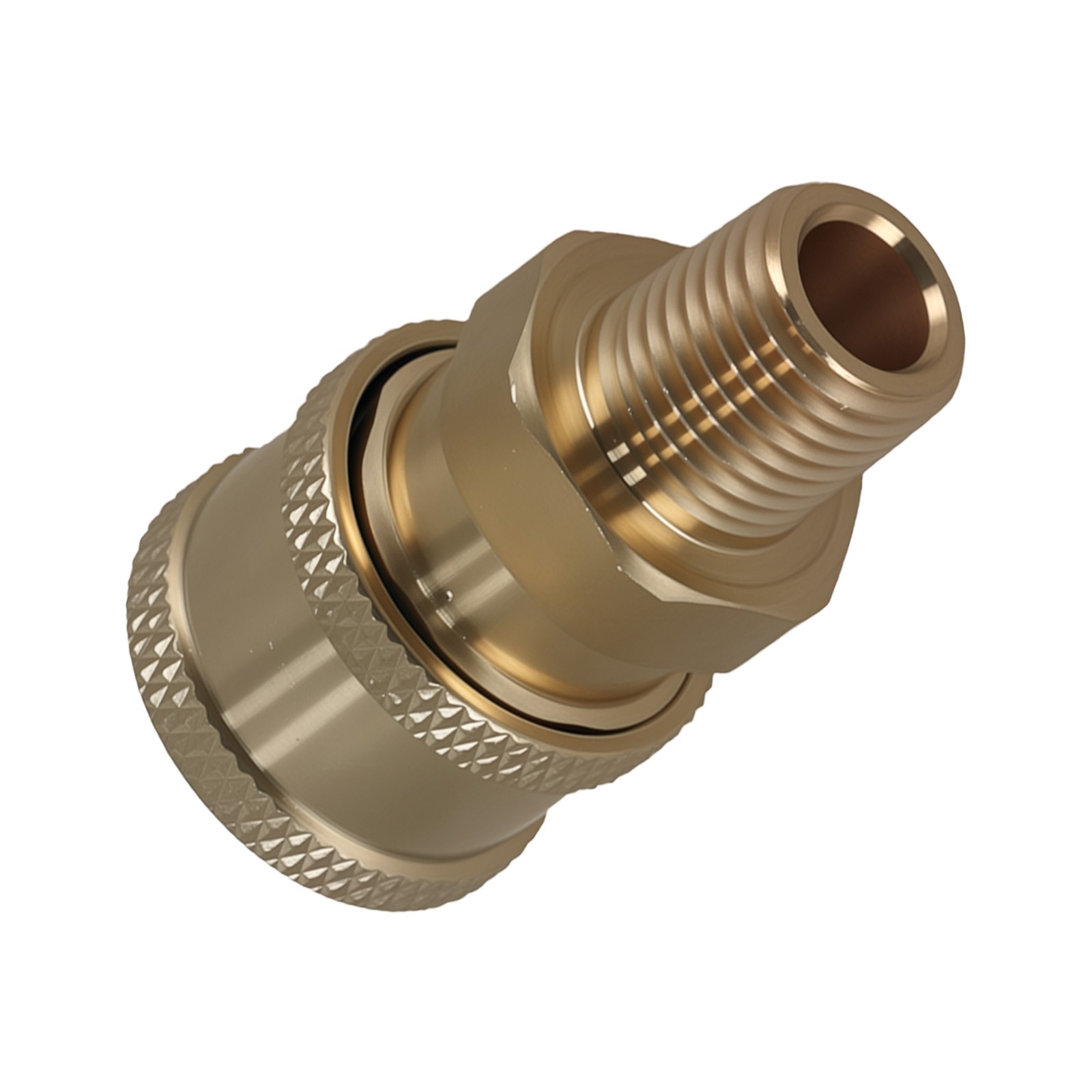 2x 1/4″ Quick Connect Male NPT Thread Pressure Washer Fitting Coupler Adapter