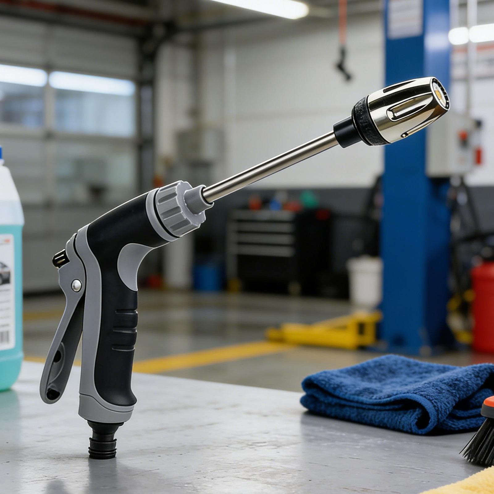 Aquoxis Cordless Cleaning Device Converts Garden Hose to Pressure Washer