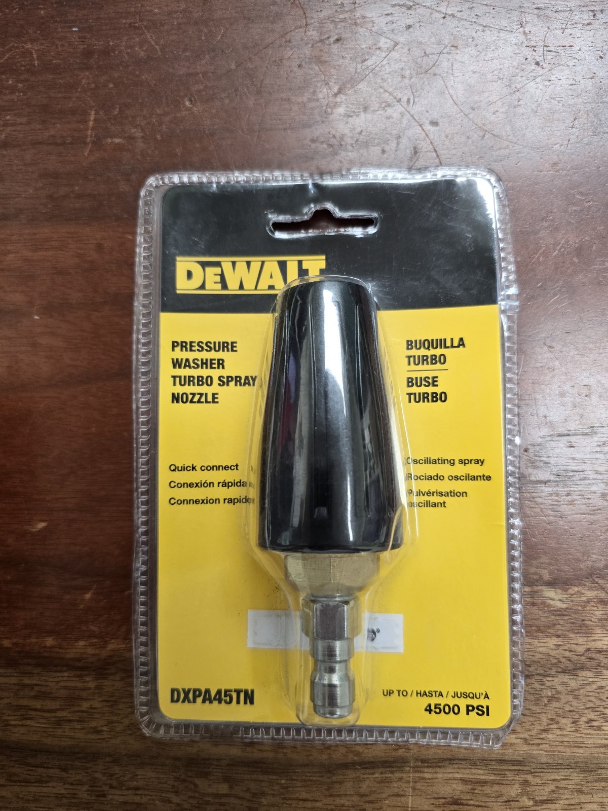 BRAND NEW! DEWALT 4500 PSI ORESSURE WASHER TURBO SPRAY NOZZLE DXPA45TN