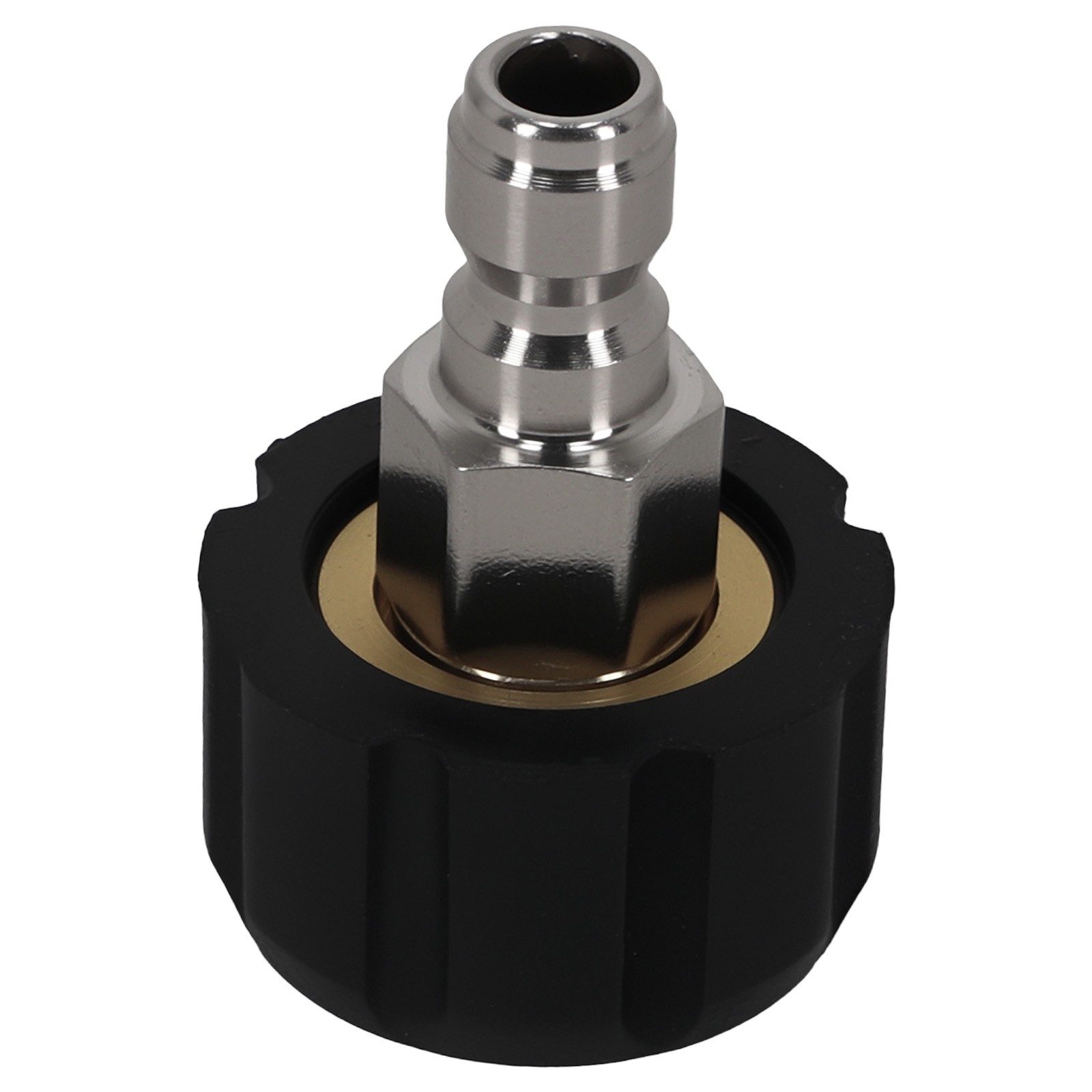 M22 14mm to 1/4″ Adapter for Pressure Washer Gun Brass Quick Connect 2PC