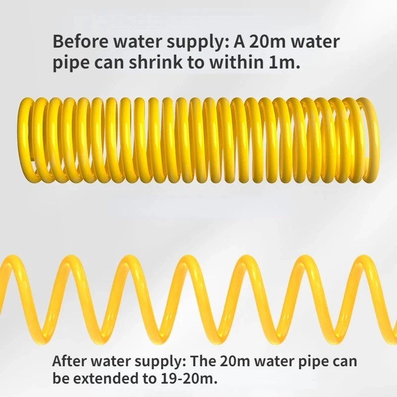Telescopic Water Pipe with High-pressure Nozzle Car Washing Tool Set Extension
