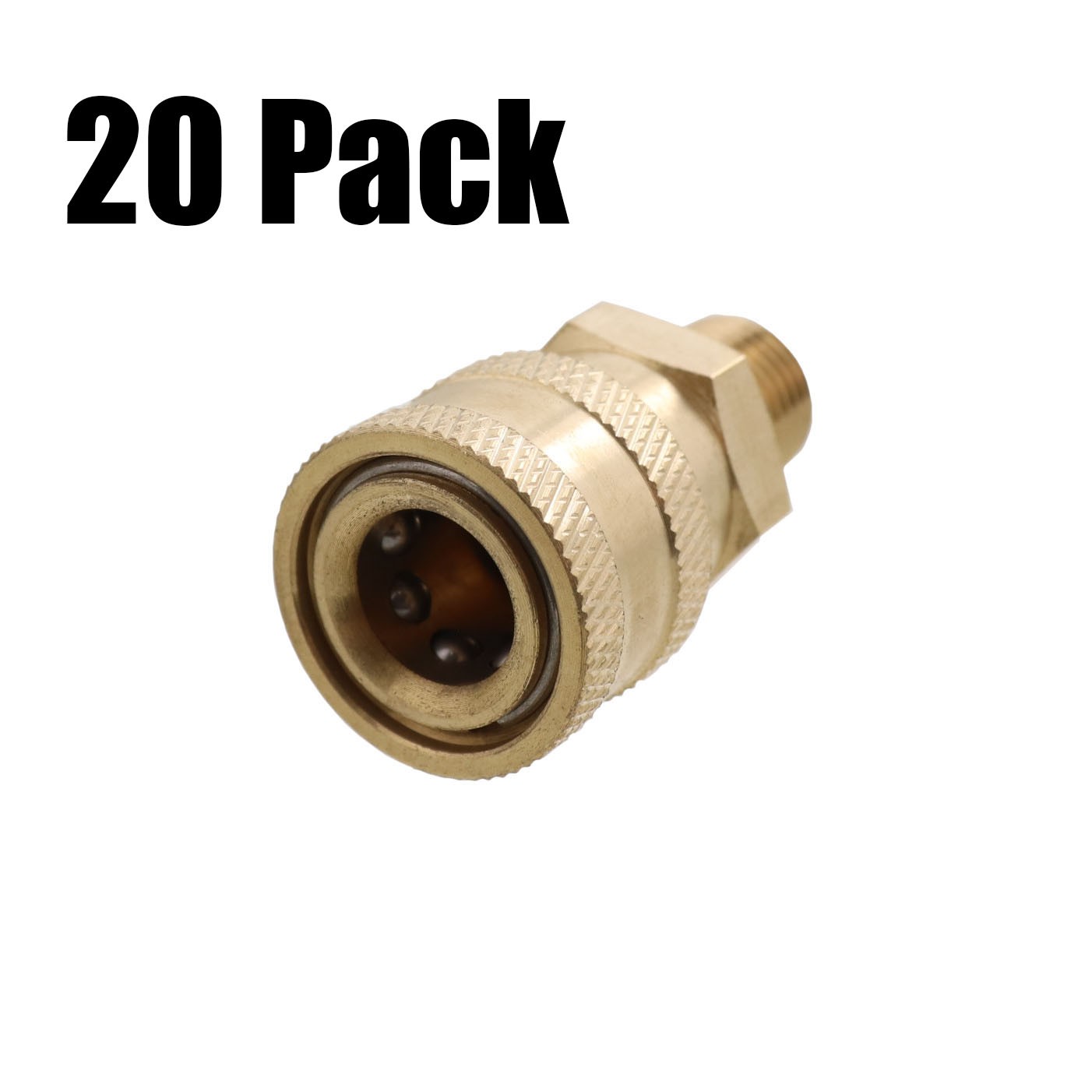 20 General Pump Pressure Washer 1/4″ Male NPT-M Quick Connect Coupler 5000 PSI