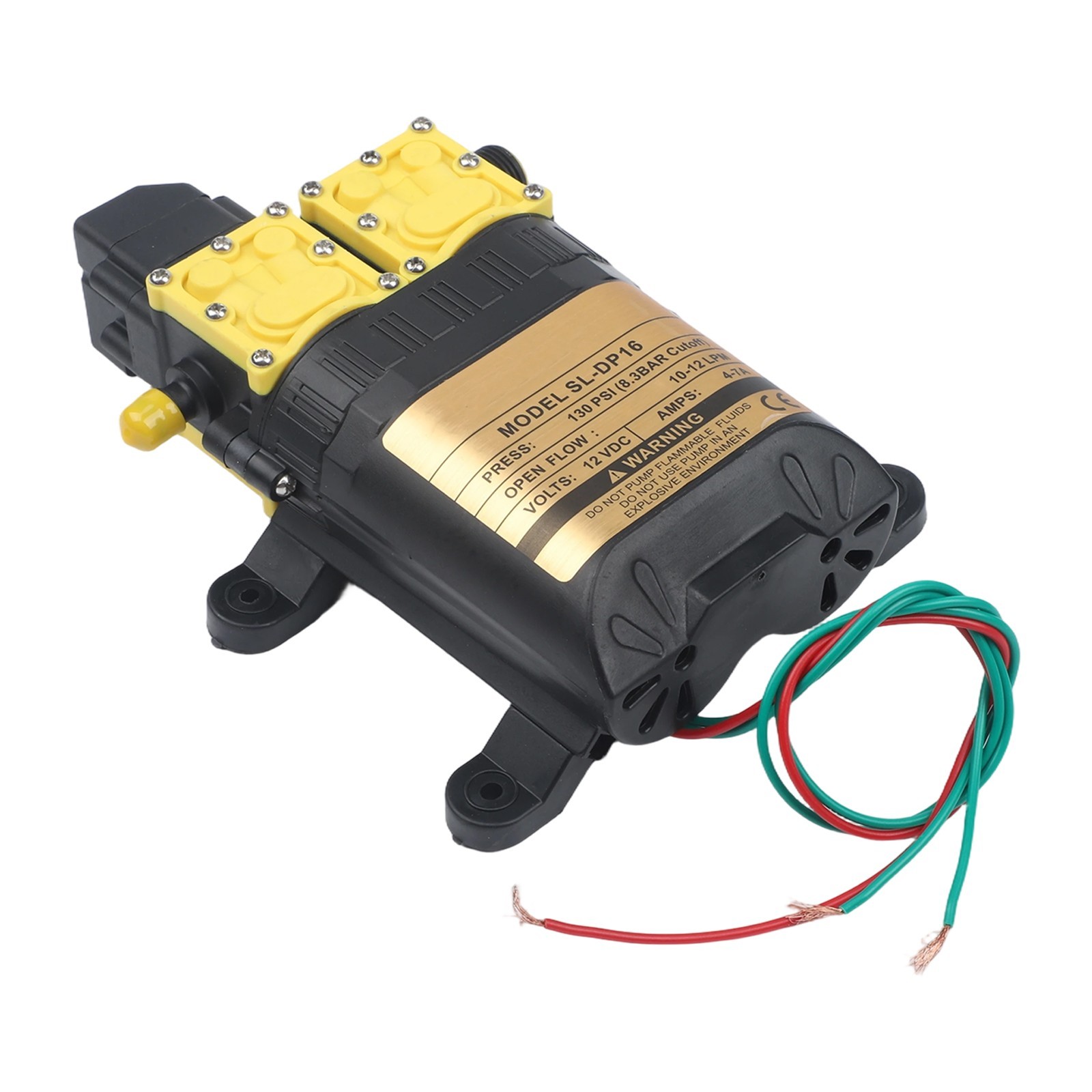 12V Dual Core Power Water Pump Motor for Various Agricultural Applications