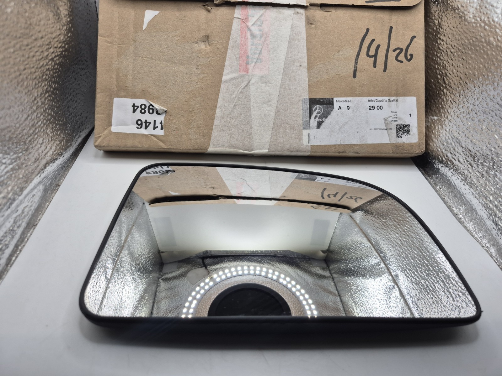 Mercedes-Benz Sprinter Mk1 W906 2006- Genuine Left Hand Mirror Glass OEM Part