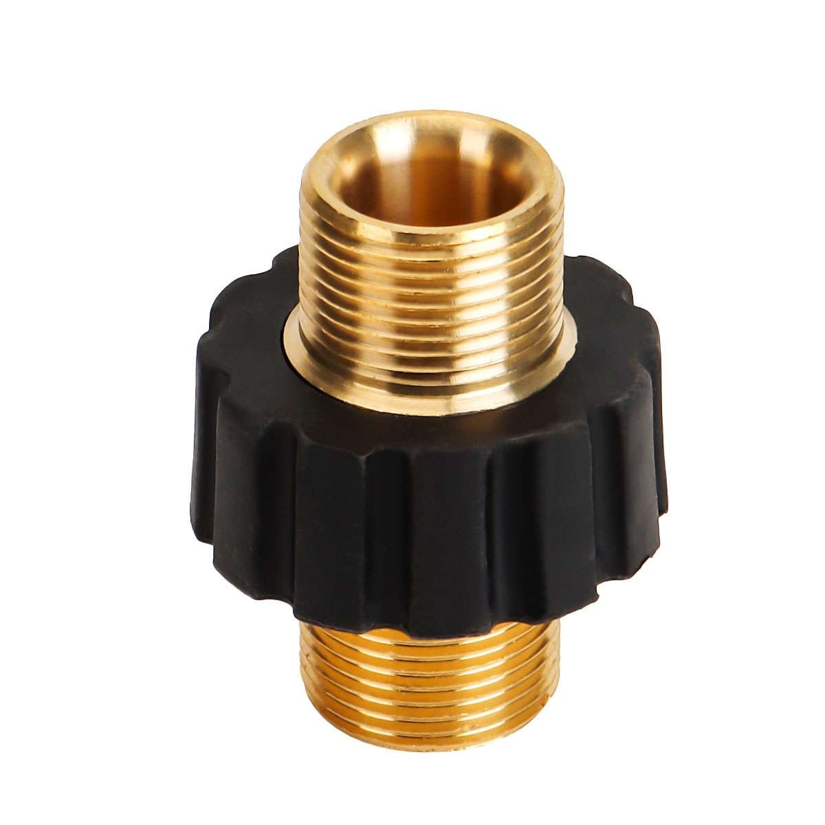 1-2X Brass Pressure Washer Connector Quick Connect Fitting M22-14mm Hose Adapter