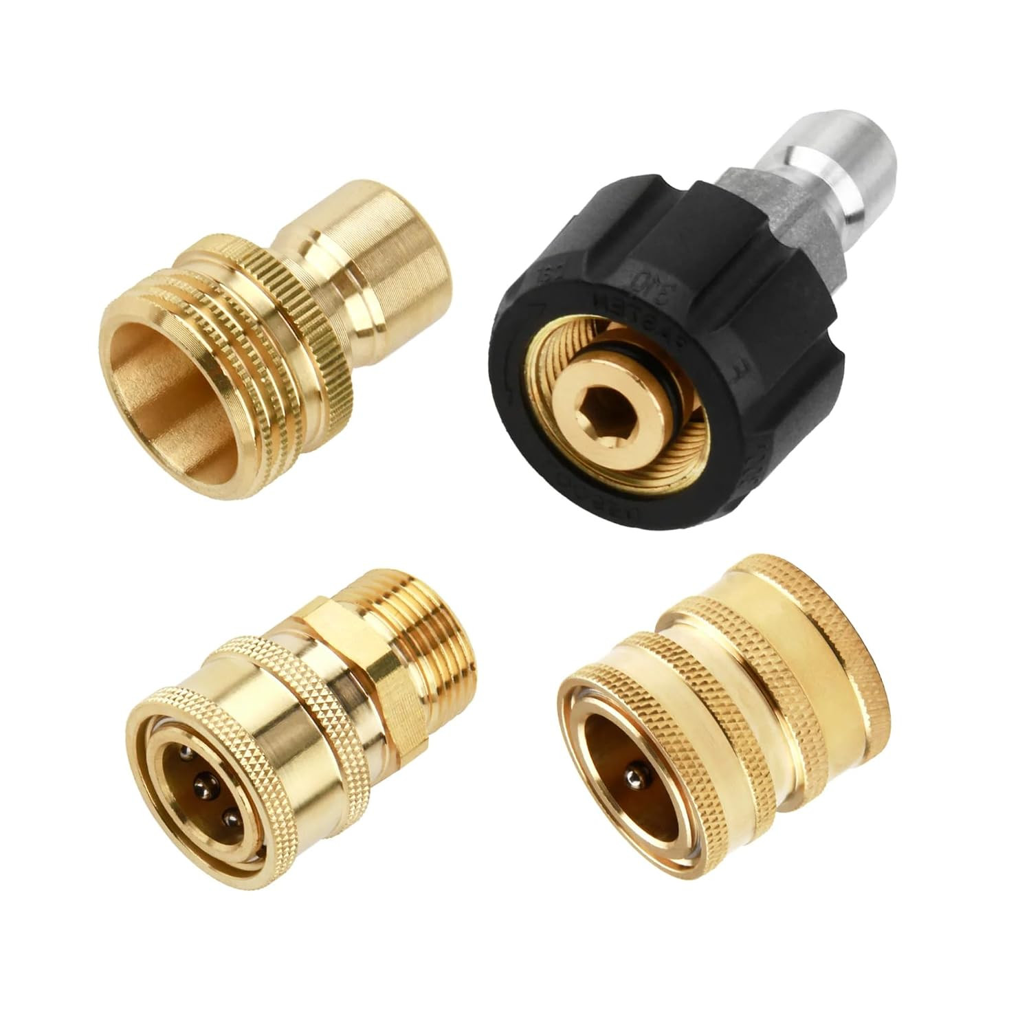 Pressure Washer Quick Connect Fittings, Washer Adapter Set, Set Quick Connect Ki