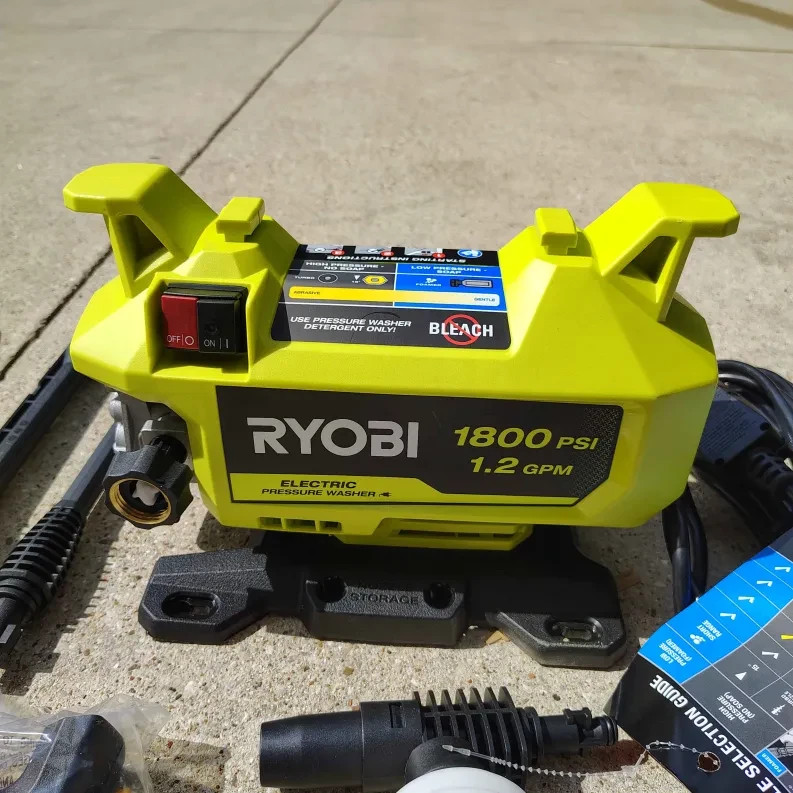 RYOBI RY141803 1800 PSI 1.2 GPM Electric Pressure Washer