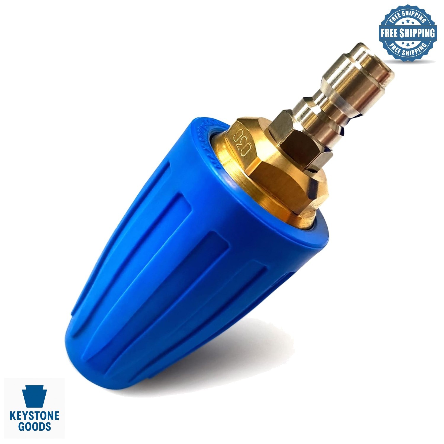 3600 PSI Rotating Turbo Nozzle for Pressure Washer – 1/4″ Quick Connect, Heav…