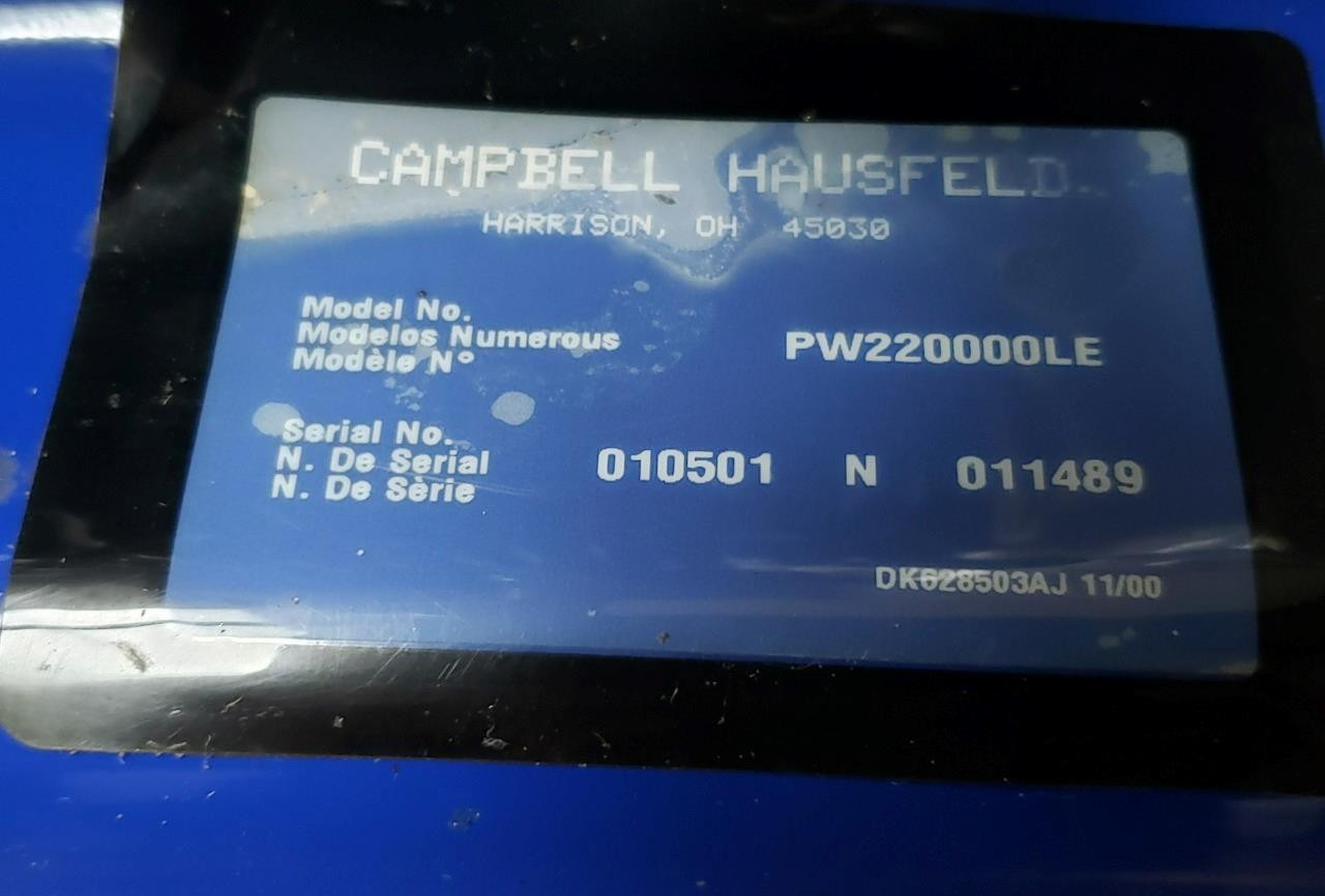 Campbell Hausfeld PW220000LE Pressure Washer !