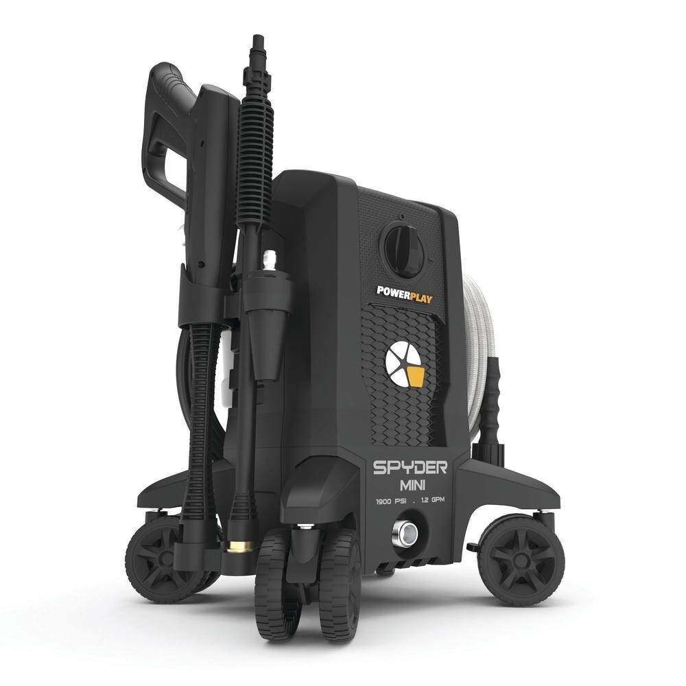 1900 PSI 1.2 GPM 13 Amp Corded Electric Pressure Washer Compact 4 Wheel Cleaner