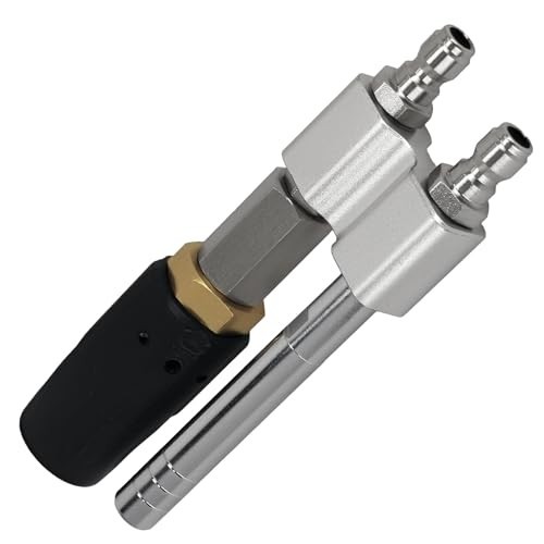 Adjustable 2-in-1 Soft Wash Nozzle for Pressure Washer, 0-60° Spray, 6000 PSI