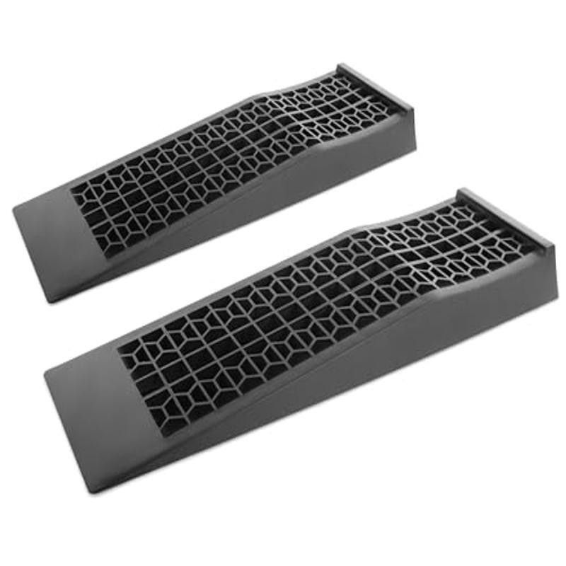 4,400 lb. Capacity Low Profile Car Ramps 2-Pack Easy Maintenance Access New
