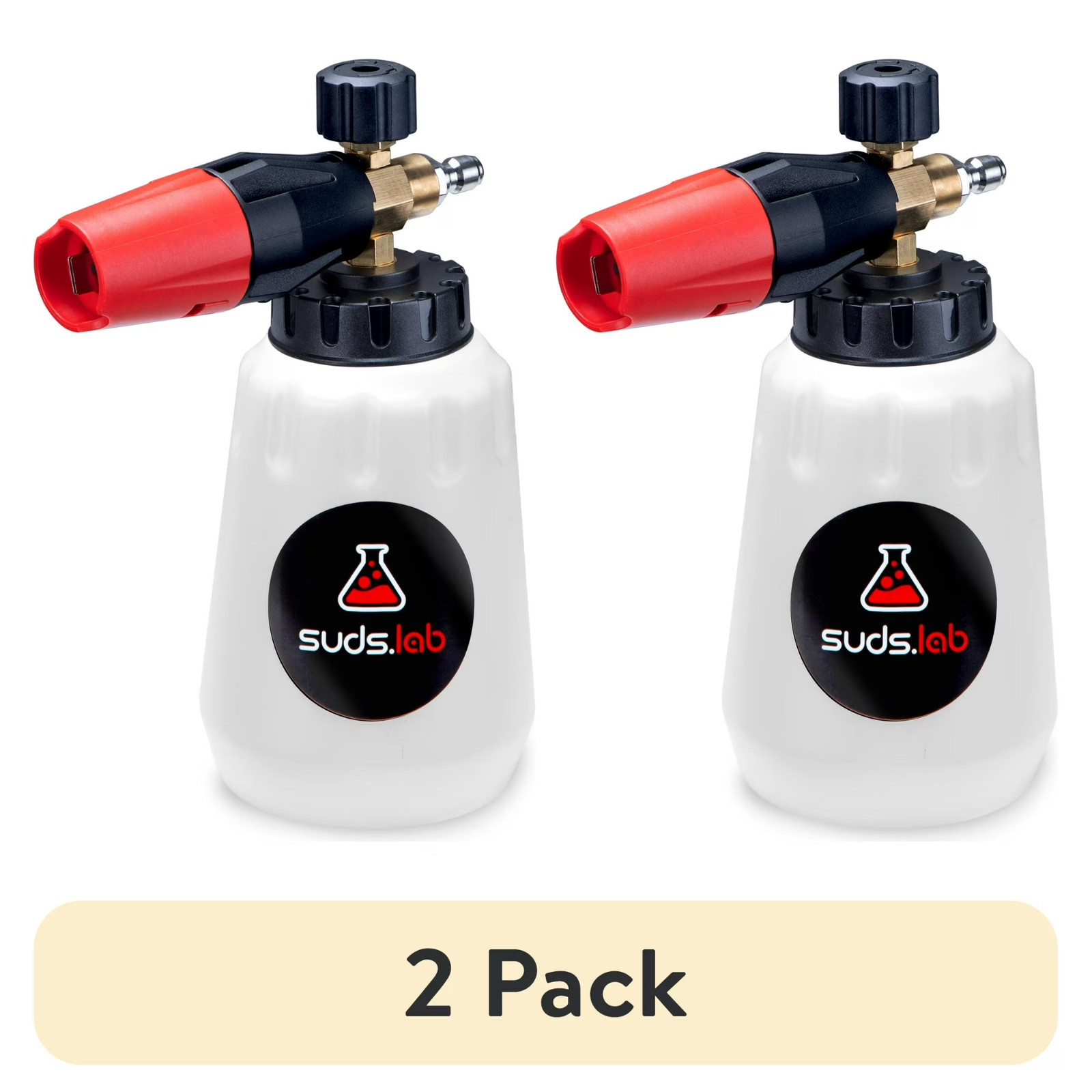 (2 pack) Suds Lab F1 Professional Foam Cannon Pressure Washer 32oz Bottle
