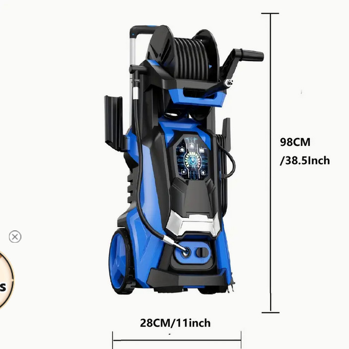 Electric Pressure Washer 5000PSI-Max 3.5GPM Power Washer Touch Screen Adjustable