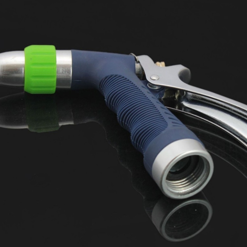 Ergonomic Adjustable Hose Nozzle with Multiple Water Patterns for Outdoor Use