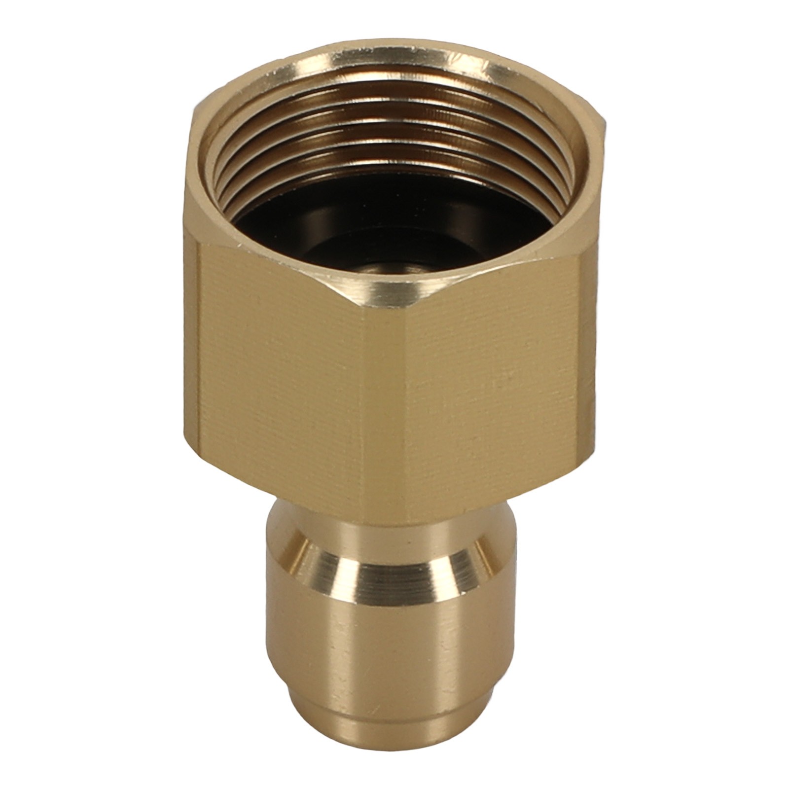 High Pressure Washer Adapter M22-15 Swivel to 3/8″ QC Brass Connection Kit 4pc