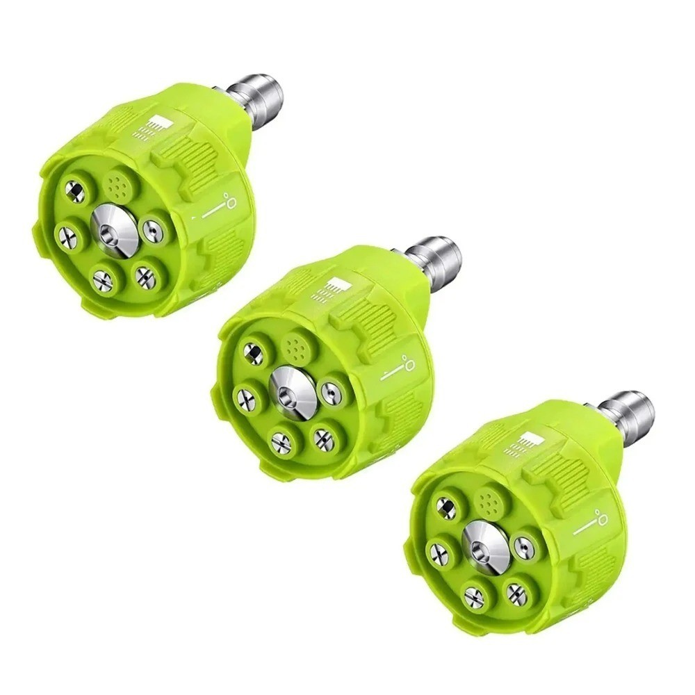 New 6 in 1 Power Washer Nozzle Set 1/4 Quick Connector Fast Shipping