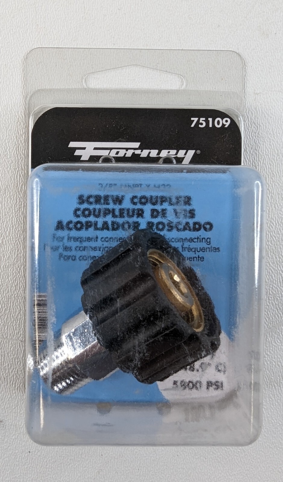 Forney M22F x 3/8 ” Male Screw Pressure Washer Coupling 75109 Forney 75109