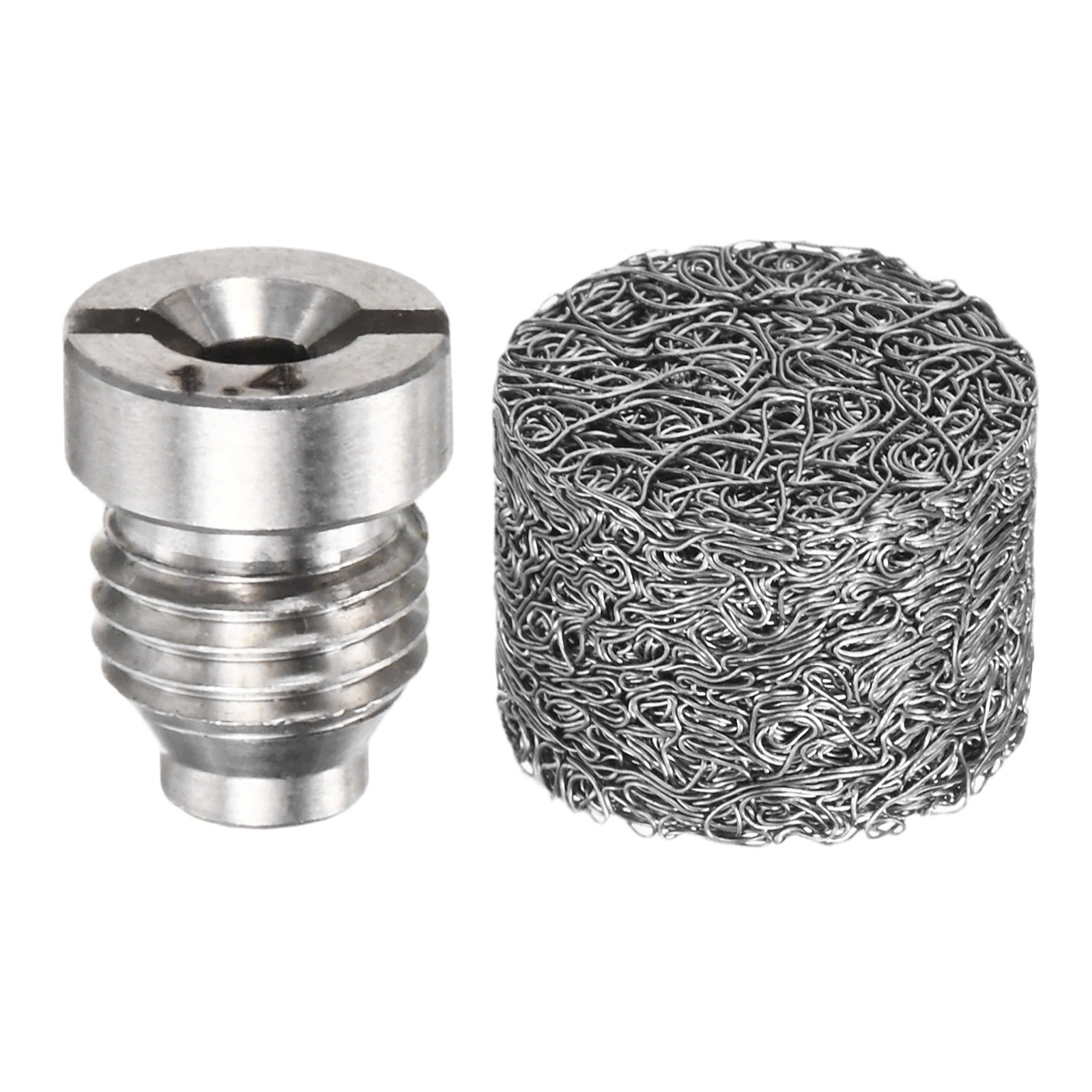 1-Set 1.4mm Orifice Foam Cannon Nozzle and Single Layer Foam Maker Meshes