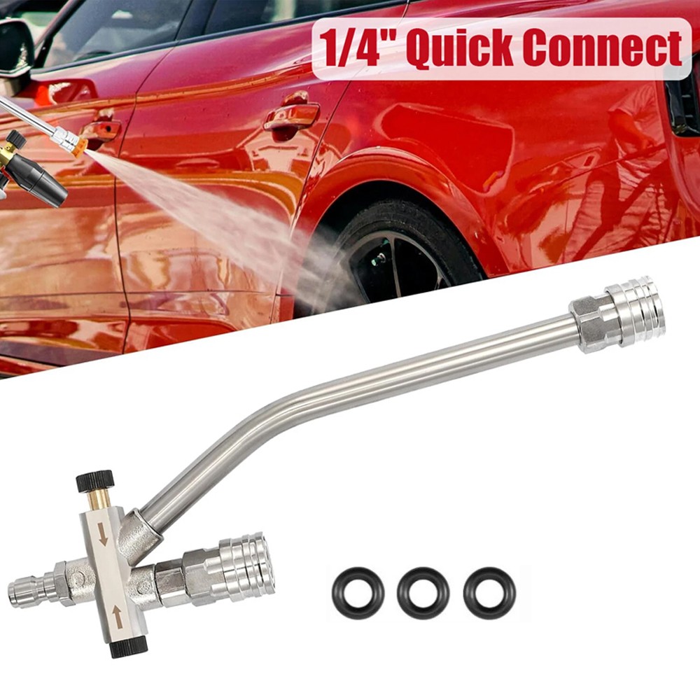 Foam Cannon Dual-Connector Pressure Washer Double Tip Attachment