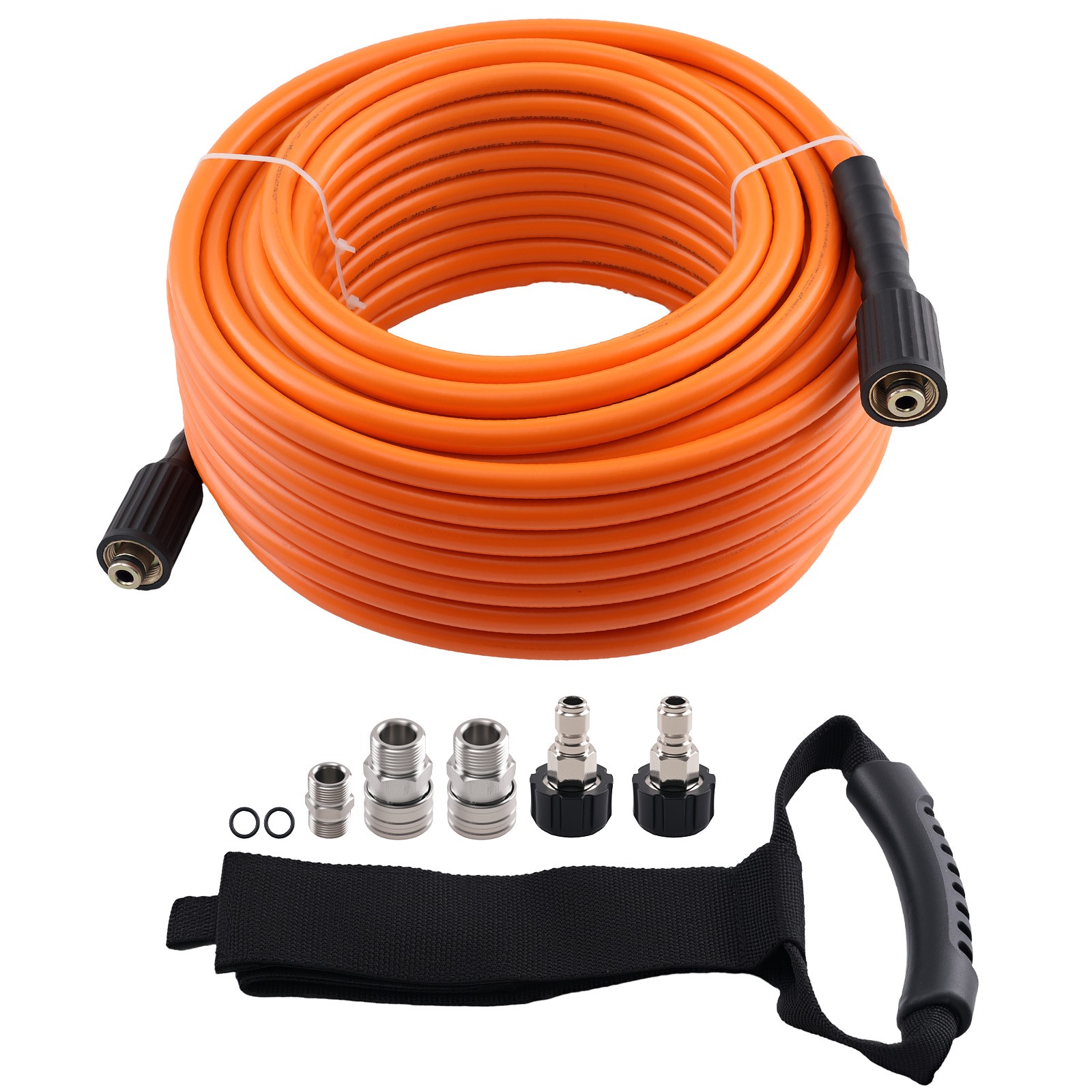 Pressure Washer Hose 100ft 5800PSI Power Washer Extension Tube M22-14mm to 3/8″