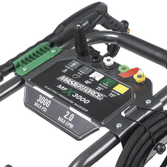 3000 PSI 2GPM 15Amp Heavy Duty Digital Corded Electric Pressure Washer Cleaner