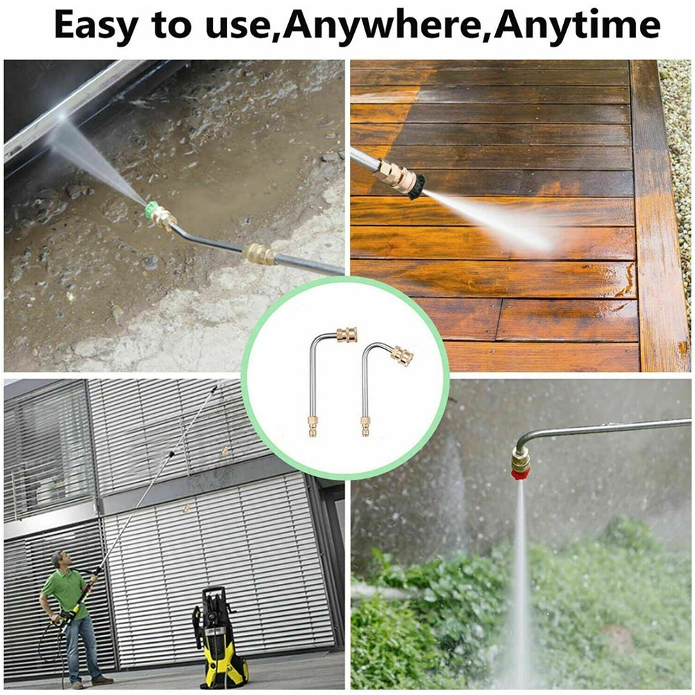 Pressure Washers Extension Wands 1/4″ 4000PSI 90 / 120 Degrees Quick Connect