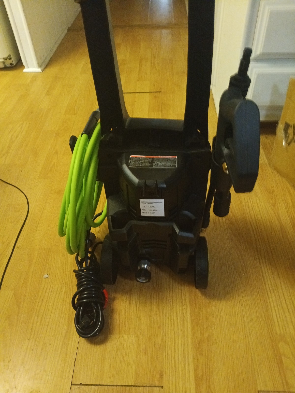 Pressure Cleaner PSI 4.0GPM Portable Power Cleaner with 4 QC Nozzles