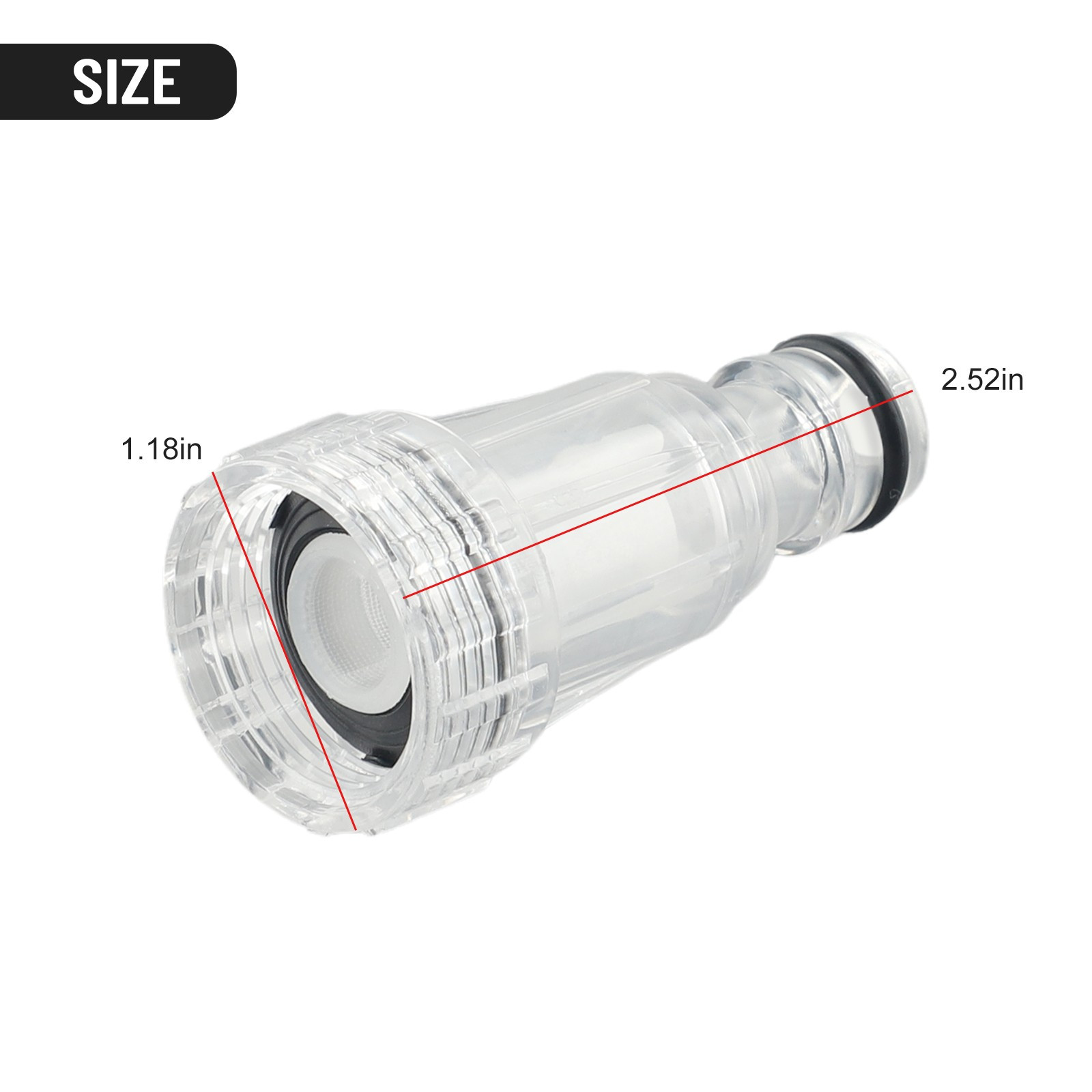 For K2-K7 Connection Cleaning Washer High Pressure Water Filter With Net