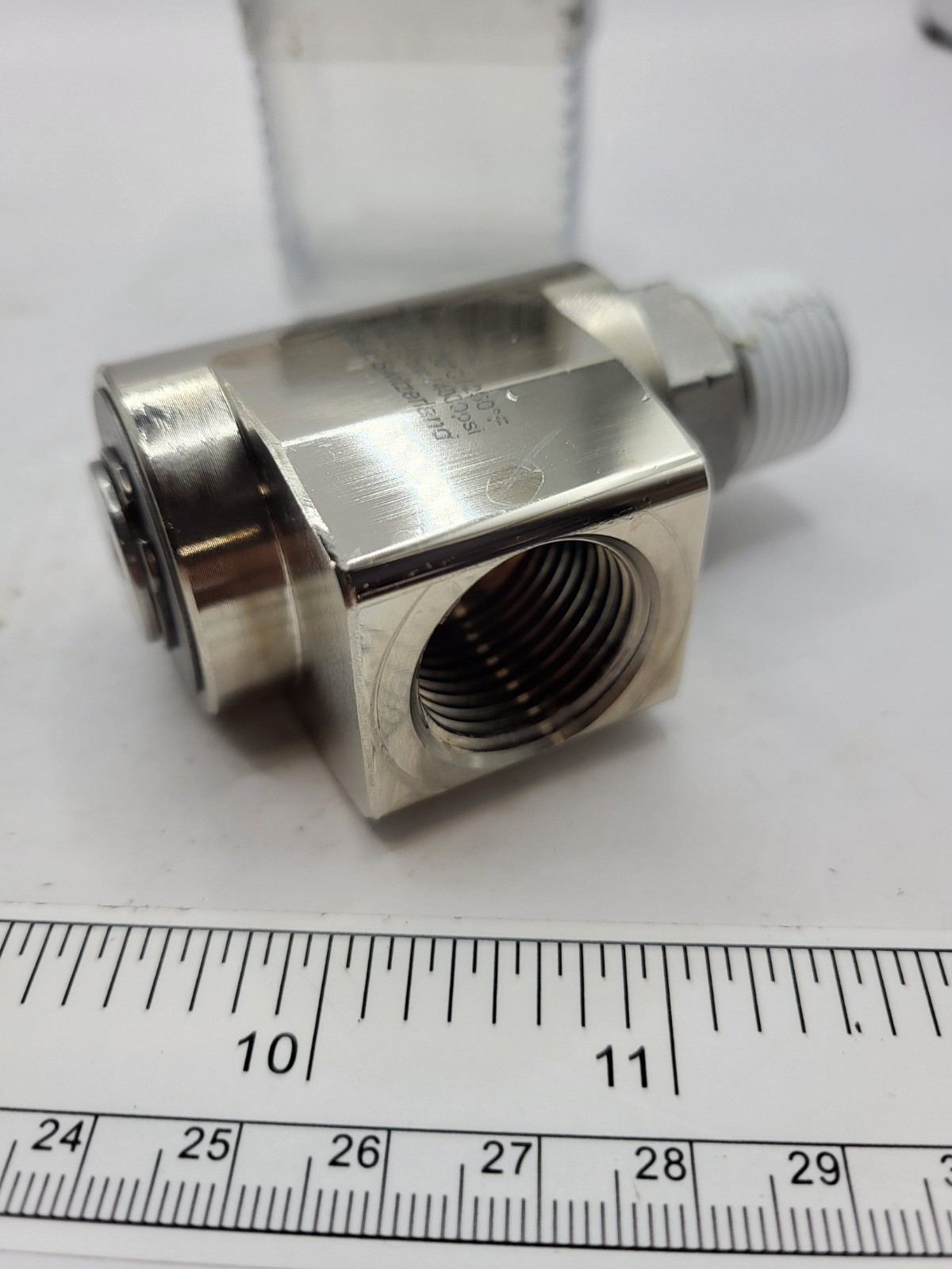 Mosmatic WDC No. 43.350, Swivel, 90 Degree, 1/2″ F x 1/2″ F, 120°C/250°F, 0618G