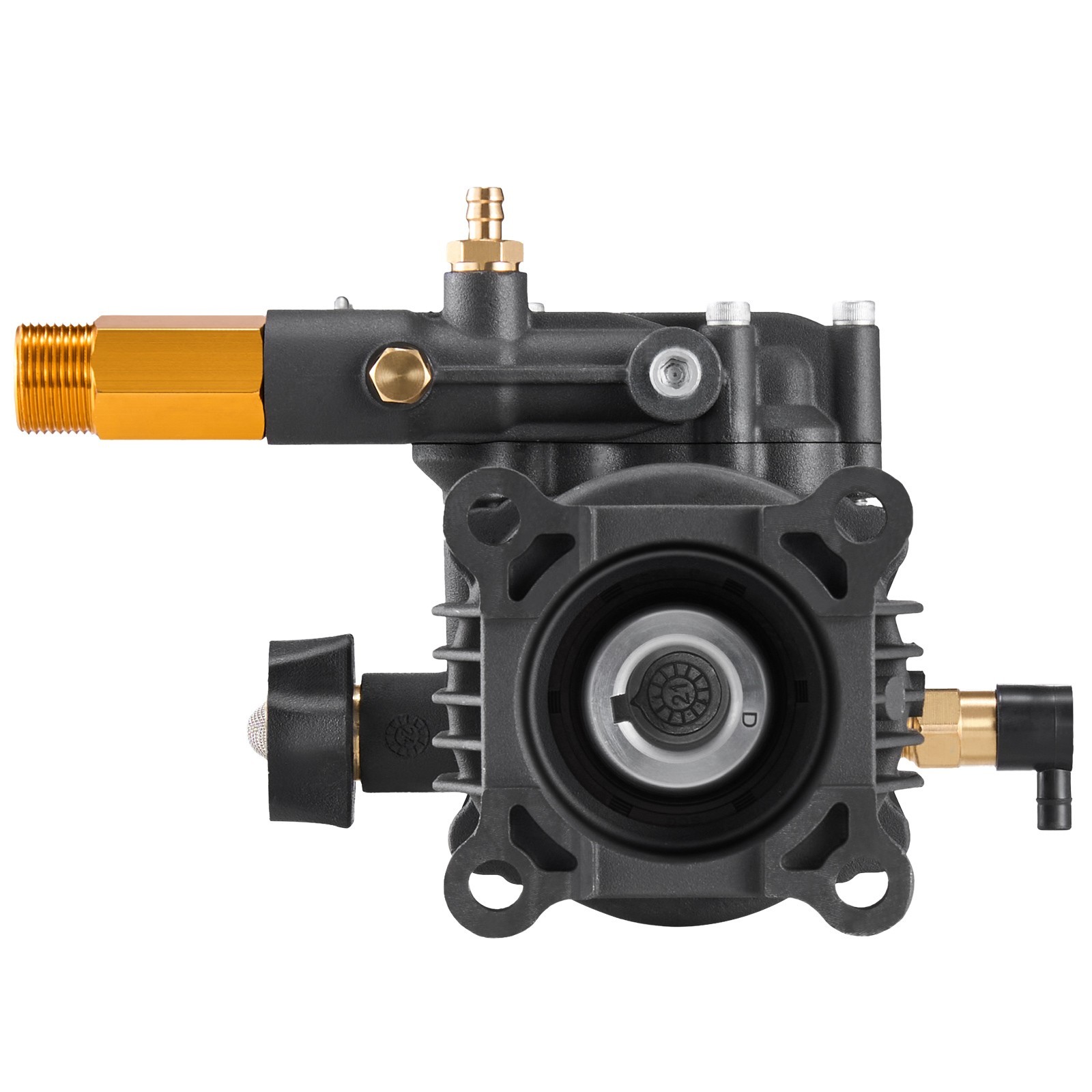 3500 PSI Pressure Washer Pump 3/4″ Shaft Horizontal 2.5GPM with 5 Nozzles