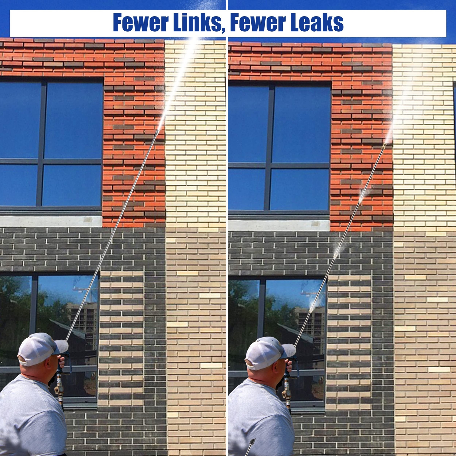 M MINGLE Pressure Washer Extension Wand – 60″ Upgrade Power Washer Lance – Pr…
