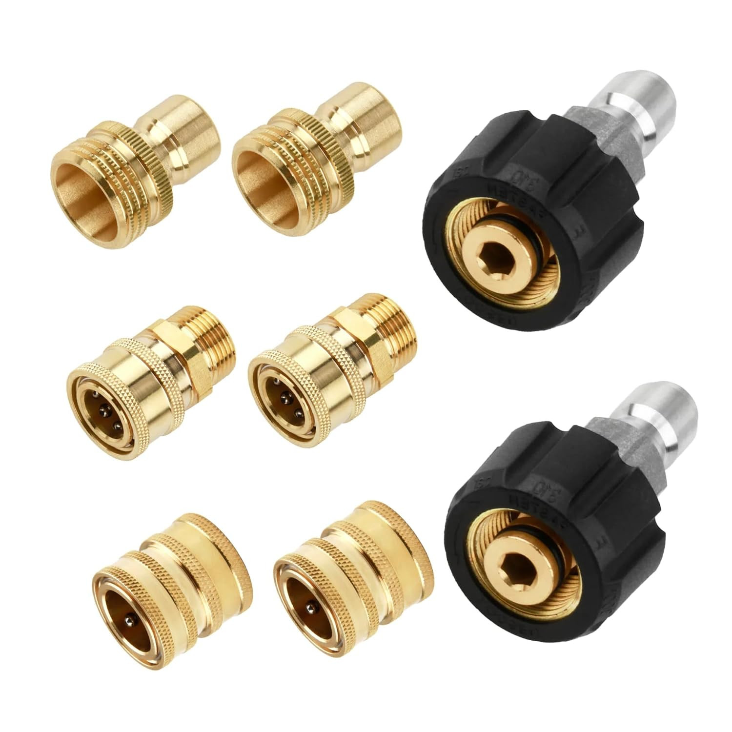 Pressure Washer Quick Connect Fittings, Washer Adapter Set, Set Quick Connect Ki