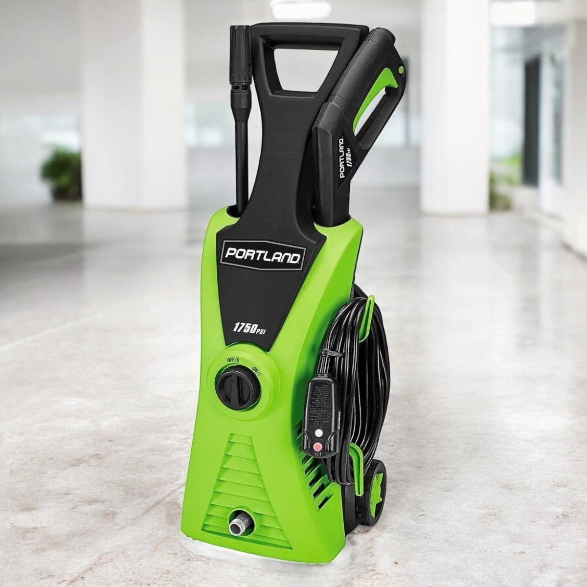 1.3 GPM Corded Electric Pressure Washer 1750 PSI Wheeled Light Duty Cleaner