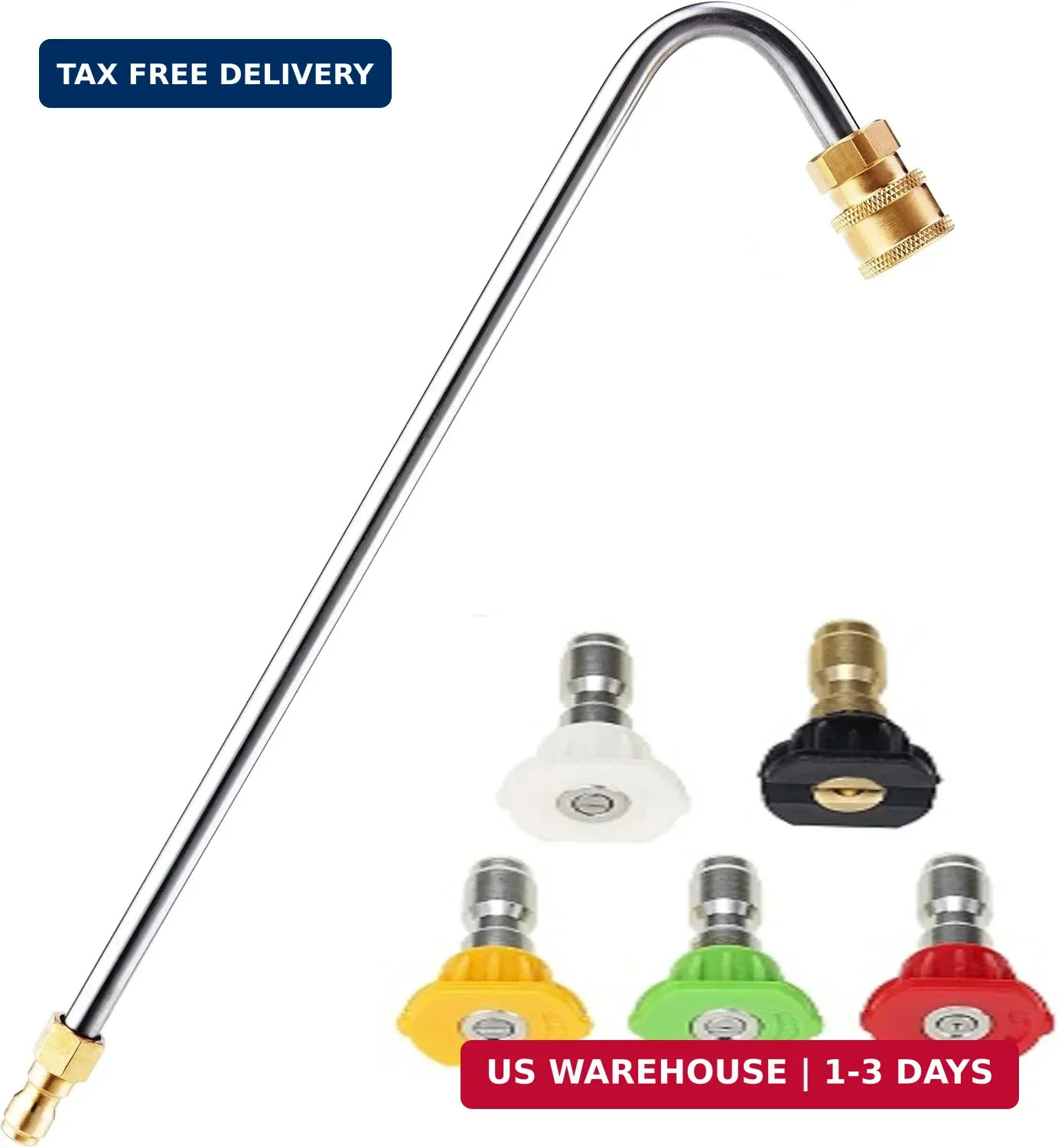 Gutter Cleaner Attachment for Power Washer, 120 Degree | 13 Inch Ex