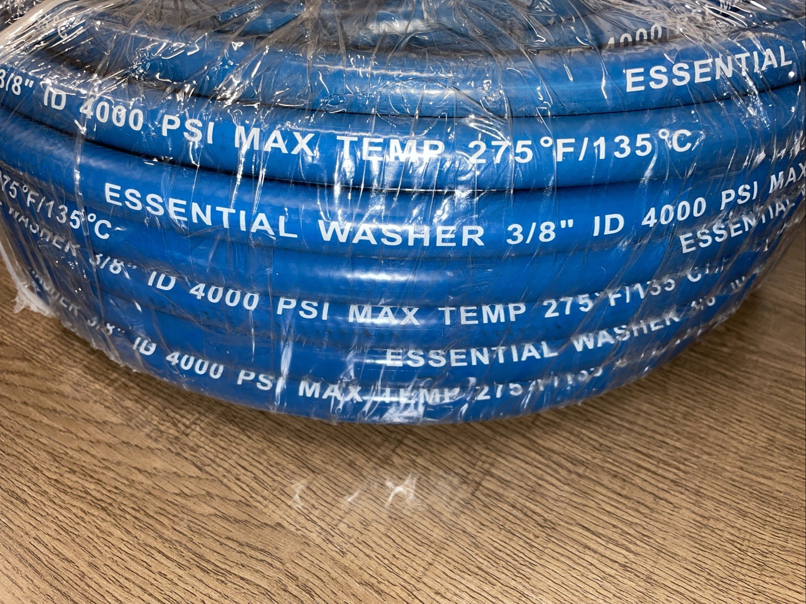 100′ ft 3/8″ Blue Non-Marking 4000psi Pressure Washer Hose 100 – FREE SHIPPING