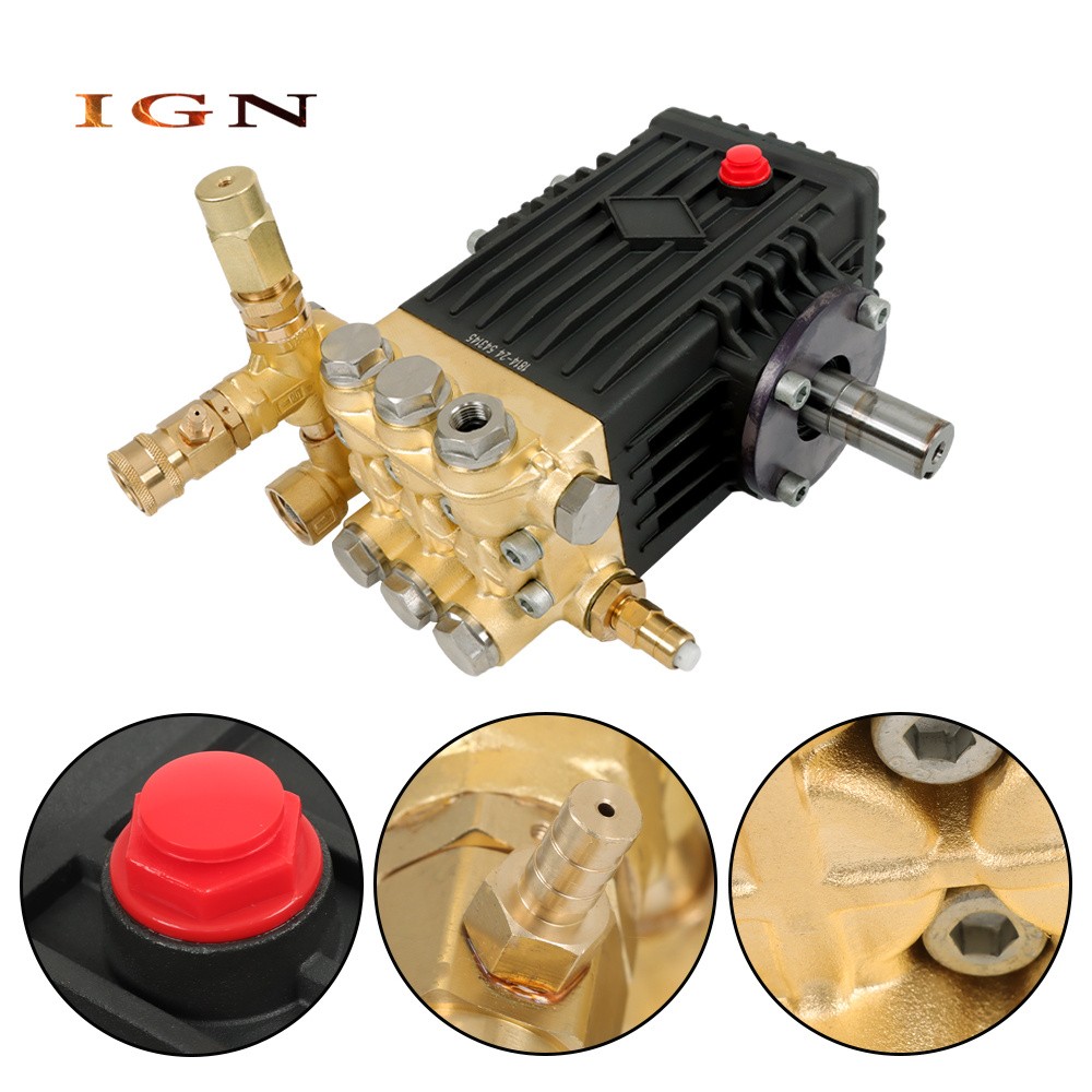 New 3600 PSI 4.9GPM 24mm Belt Drive Pressure Power Washer Pump Solid Shaft