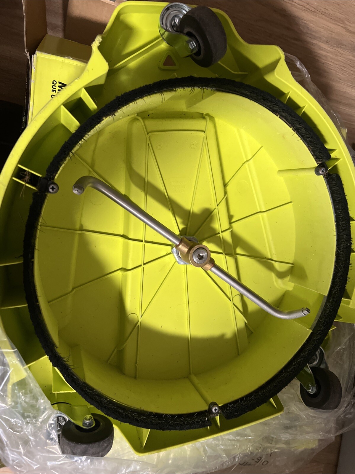 RYOBI 15 in. 3400 PSI Gas Pressure Washer Surface Cleaner with Caster Wheels