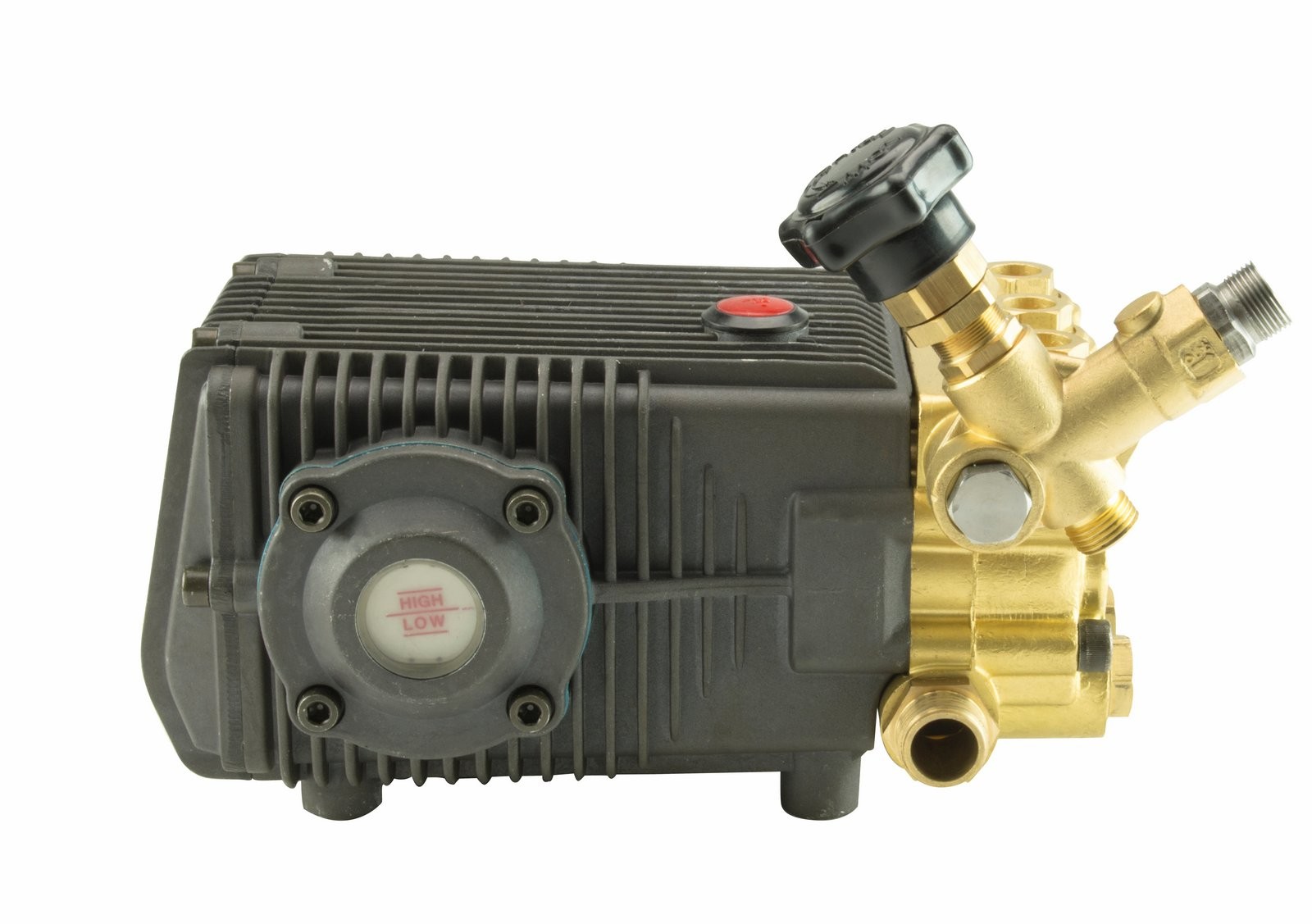 Erie Tools 1″ Solid Male Shaft Triplex Pressure Washer Pump, 6.1 GPM, 5200 PSI
