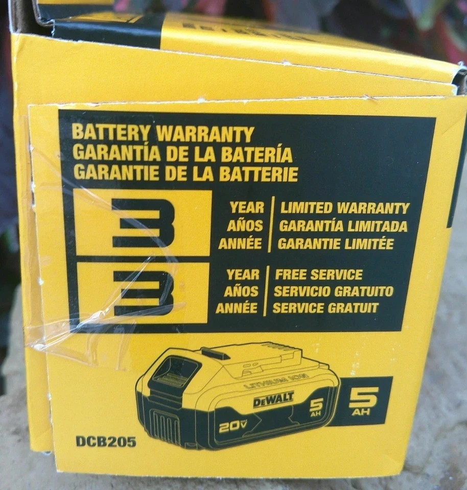 DEWALT DCPW550B 20V 550 PSI Power Cleaner Pressure Washer Free 5.0 Battery