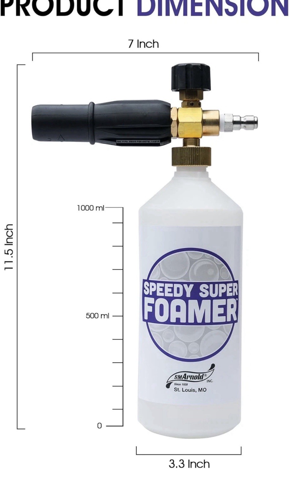 SM Arnold Speedy Super FOAMER – Multi-Purpose Foam Cannon for Cleaners
